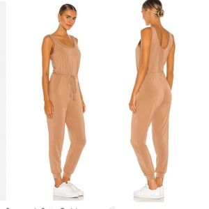 Commando Butter Tank Lounge Tan Jumpsuit